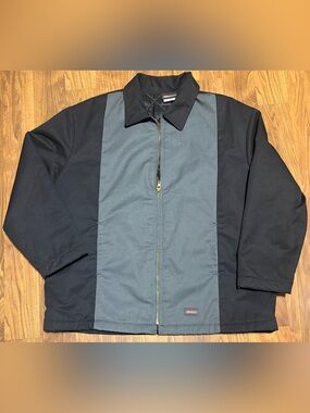 Dickies Jacket Black Detroit Chore Canvas Duck Work Wear Coat Mens size XL